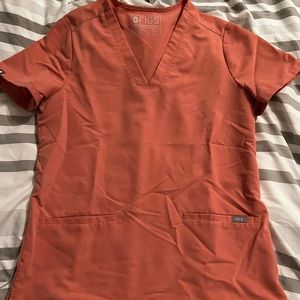 Figs Scrubs Limited Edition Coral Casma Top Small